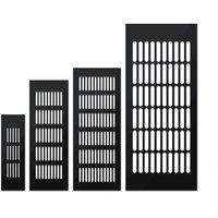 50/80mm Wide Vents Perforated Sheet Aluminum Alloy Air Vent Perforated Sheet Web Plate Ventilation Grille Vents Perforated Sheet
