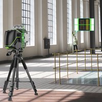 Huepar S03CG 3D 12 Lines Green Beam Laser Level Self-leveling laser tool with Bluetooth & Remote Control Functions