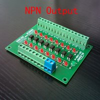 8 Channel Optocoupler Isolation Board Isolated Module PLC Signal Level Voltage Converter Board 8 Bit 1.8V 3.3V 5V 12V