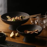 Japanese-style Ceramics Plate Fruit Cake Dessert Tall Saucer Dinner Main Course Plates Creativity Table Tray Kitchen Utensils