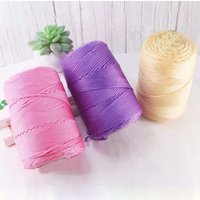 Rouleau de fil de glace en Nylon, 3mm, 230 g/rouleau, pour tricoter à la main, chapeaux d'été, sacs tricotés au Crochet, fil artisanal fait à la main