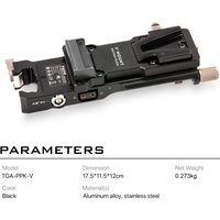 TILTA für DJI RS2 RS3 PRO Zubehör V-Mount-Batterieplatte zur Stromversorgung von Pass-Through-Platten-Kit Gold Mount TGA-PPK2-V