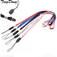 1PC Hot Sale Lanyards Neck Phone Strap For ID Pass Card Badge Gym Key / Mobile Phone USB Holder DIY Hang Rope Lariat Lanyard