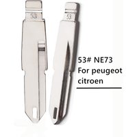 10PCS 53# NE72 Universal Remotes Flip Key Blade NO. 53 Xhorse VVDI KEYDIY Blade For Peugeot 206 306 405 for Citroen KD Remote