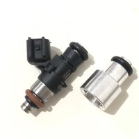 Free shipping 4pcs fuel injector extender adpator 14mm to 14mm for bosch short fuel injector to middle size with oring