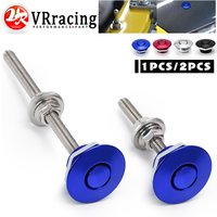 VR - 1.25 "Universal JDM Stil Push-Taste Billet Haube Pins Lock Clip Kit Auto Schnell Pins Für BMW ect VR-HPL04/05