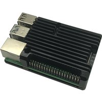 Raspberry Pi 4 Armor Aluminum Case Auto Cooling Metal Case with Heatsink Thermal Adhesive