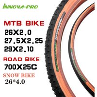 INNOVA Mountain Bicycle Tires 26x2.0/29x2.1/27.5x2.25 inch Anti Puncture Tyre Road Snow Bike Tire 700*25C Ultralight Cycle Tyres