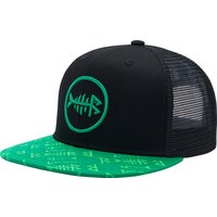 Bassdash Flat Brim Trucker Cap Adjustable Snapback Hat Mesh Back For Men Women Fishing Hunting