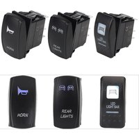 24V 12V Car Light Toggle Switch LED Rear Front Lamps Buttons Automotive Accessories For Boat Caravan Trailer Truck ATV Polaris