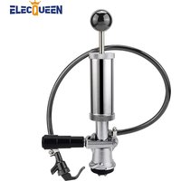 4 Inch Picnic & Party Pump, Beer Keg Tap Simple Homebrew Kegerator Dispenser Keg Party Pumps with D System/ S System Keg Coupler