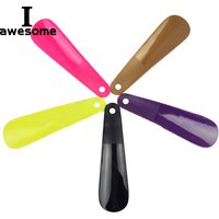 1PCS 16cm Easy To Use Plastic Handle Shoes horn Artifact Pull Pumping Shoes Professional Women Men Shoe Horn Shoes Spoon Shape