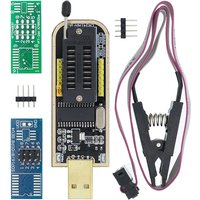 CH341 24 25 Series EEPROM Flash BIOS USB Programmer Module SOIC8 SOP8 Test Clip For EEPROM 93CXX / 25CXX / 24CXX DIY KIT
