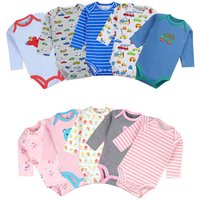 Body pour bébé en coton à manches longues, 5 pièces, 3M-24M, à ailes