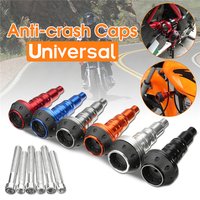 2pcs Universal Motorcycle 10mm Frame Slider M10 Falling Protectors Exhaust Frame Slider Motorbike Anti-Falling Engine Stick Bar