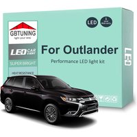 LED Interior Light Bulb Kit For Mitsubishi Outlander 1 2 3 I II III 2001-2017 2018 2019 2020 2021 Car LED Lamp Canbus Error Free