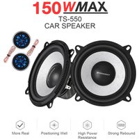 2pcs 4 / 5 Inch Car Component Speaker System 13cm 150W Vehicle Door Auto Audio Stereo Speakers Set HiFi with Tweeter Crossover