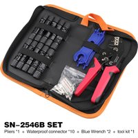 Crimping Pliers Set Terminal Eletrico Wire Clip Connector Electric Wiring Tools Crimper For MC Tool Plier Solar Energy 2546B 4