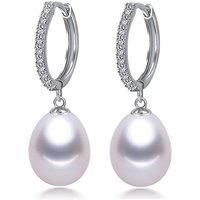ZHBORUINI 2024 Pearl Earrings Genuine Natural Freshwater Pearl 925 Sterling Silver Earrings For Woman Fine Jewelry Drop Earrings