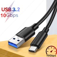 USB3.2 Gen2 10Gbps USB A to USB C Cable Data Transfer Short USB C SSD Cable QC 3.0 Fast Charging Spare For OculusQuest2 VR Cable
