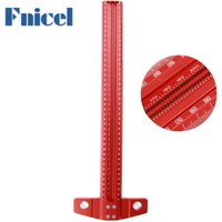 Règle en T de marquage de précision, alliage d'aluminium, travail de calcul, jauge de marquage à scribe, règle de traçage de trous barrés de luxe, outils de mesure