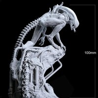 100mm 10cm Resin Model Kits Alien Figurine Unpainted No Color DW-027