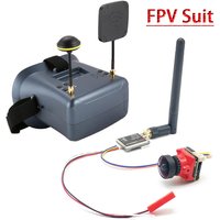 5.8G 40CH FPV Googles VR Glasses With DVR 2000mA Battery and 1/1.8'' Starlight HDR OSD 1200TVL fpv Camera for RC Drone 7-24V