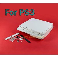 1set/lot High Quality Replacement For playstation 3 PS3 Slim White Black Full Housing Shell Cover Case for PS3 Slim