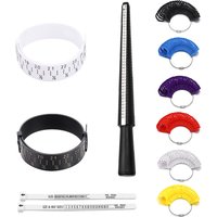 Professional Ring Bracelet Sizer Measuring Tools Mandrel Stick Finger Size Gauge For DIY Jewelry Making and Finger Measuring