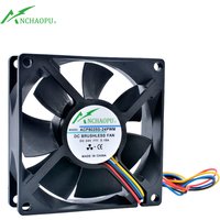 ACP8025S-24PWM 8cm 80mm fan 80x80x25mm DC24V 0.15A 4 wires 4pin pwm speed control cooling fan for inverter server chassis