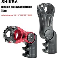 SHIKRA SK02 Bicycle Handlebar Stem Mtb Power Stem Road Mountain Bike Table Adjustable Stem 31 8 Cycling Bridge Rod 80/100/130MM