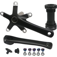 Road Bike Crank 152/165/170 130BCD Hollow Integral Bicycle Crankset with Bottom Bracket Foldable Cranks modification Single disc