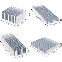 Dissipateur thermique en aluminium extrudé pour puce IC LED haute puissance, refroidisseur, religion, drop sunshine