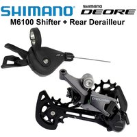 AliExpress Shimano SHIMANO DEORE M6100 Groupset 12v SL M6100 Shift Lever RD M6100 SGS Rear Derailleur 12 Speed Mountain Bike MTB