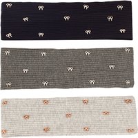 Geebro Women Metal bow Ribbed Headbands HairBands Casual Elastic Headwear Ladies Vintage Head Wraps Gift Hair Accessories