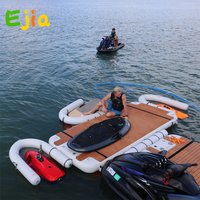 Sea Inflatable Floating Platform Jet Ski Motor C Dock & Water Bag Jet Ski Motor Floating Dock For Adult Kids Water Sports