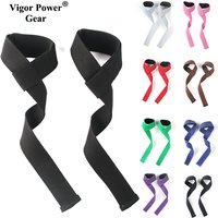 Cotton Weightlifting Straps, Strength Training Power Lifting Strap,Adjustable,Non-slip,Gym Fitness,Sports Grip Band