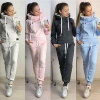 Autumn and Winter Europe and the United States Women's Clothing Style Fleece Fashion Leather Seals Long-sleeved Hat Casual Sport