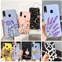 Colorful Flower Case For Samsung Galaxy A20 A20S A20E Cases Silicone Back Cover Soft Fundas For Samsung A20 S A207F A 20 E Coque