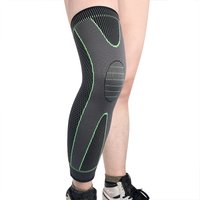 1 PCS Compression Knee Pads Support Sleeve Protector Elastic Kneepad Brace Spring Support Volleyball Running Silicone