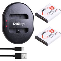 1500mAh NP-BG1 NP-FG1 Battery + Dual USB Charger for Sony Cyber-Shot DSC H7 H9 H10 H20 H50 H55 H70 HX5V HX9V HX30 W110 W30