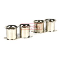 SherryBerg 4 X New Velocity Stacks Air Horn Pipe Trumpet Slides For Weber Dellorto 36/40/44/48 IDF Air Horn Pipe Trumpets