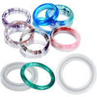 SNASAN Bangle Silicone Mold Bracelets Jewelry Making Crystal UV Epoxy Resin Silicone Casting Mould Handmade Tool DIY Craft