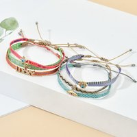 NEW Boho Handmade Braided Bracelets For Women Gift Pattern Adjustable Rope Bracelet Vintage Colombia Wayuu Jewelry Wholesale