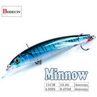 Jerkbait Minnow Fishing Lures Hard Plastic Bait Artificial Lure Bass Pike ABS Wobbler for Fish Hooks Crankbait 3D Eyes Sea 1pcs