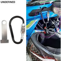 Aluminum Alloy D-type Buckle Backpack Combination Lock Padlock Buckle Basket Helmet Lock Gourd Buckle Waterproof Anti-theft Hook