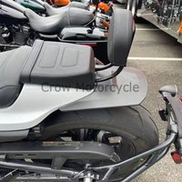 Dla Sportster S 1250 S RH 1250 S 2021 RH1250S 2021 czarne krótkie spodenki motocyklowe Sissy Bar oparcie pasażera