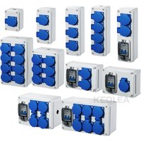 Household Outdoor Water-proof 220V 16A Multi-Function Socket Box Wall Mount Electric Car Charging Sockets Box with CHINT Breaker