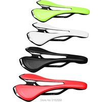 New arrival 5 colors hollow out Mountain bike full carbon fibre saddle with PU leather Road bicycle front seat mat MTB news