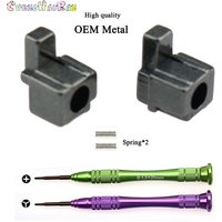 1 Pair Metal Buckle Lock + Springs + Screwdriver for Switch NS NX Joy-Con JoyCon Controller Repair Parts tool